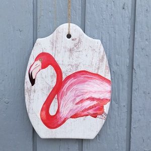 Pink flamingo decor